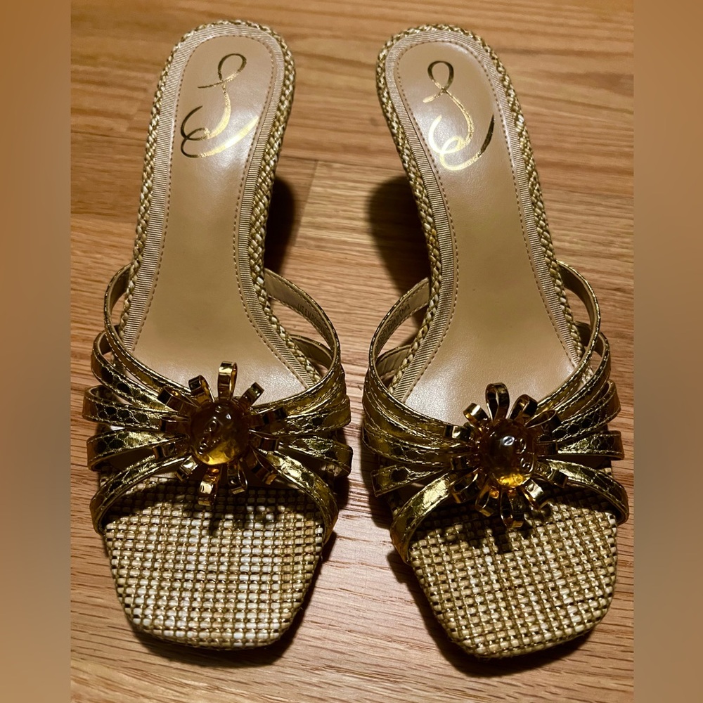 Sam Edelman gold heels